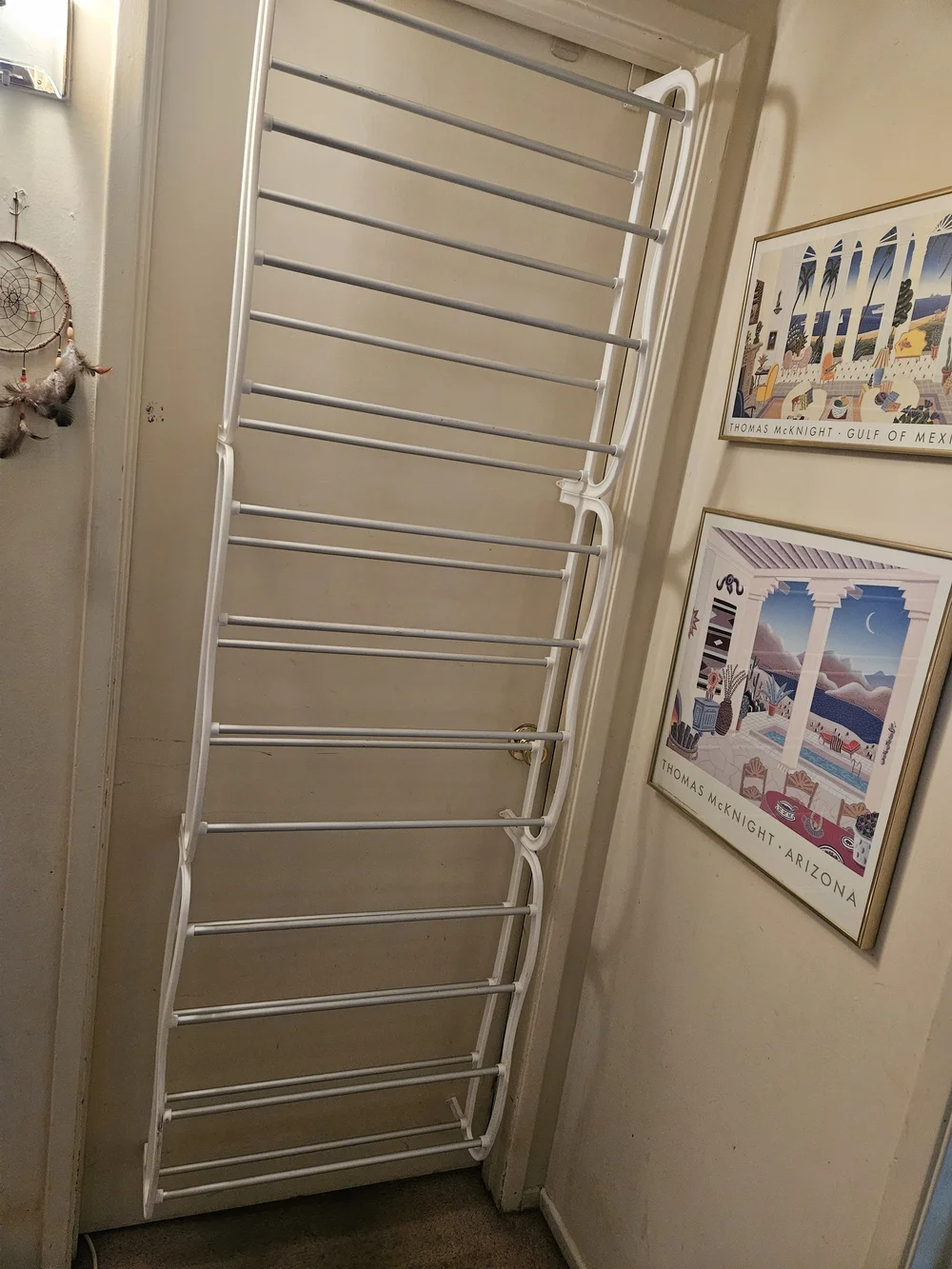 Shoe Rack Over The Door Holder - 36 Pair Shoes Hanging Storage Shoe Organizer